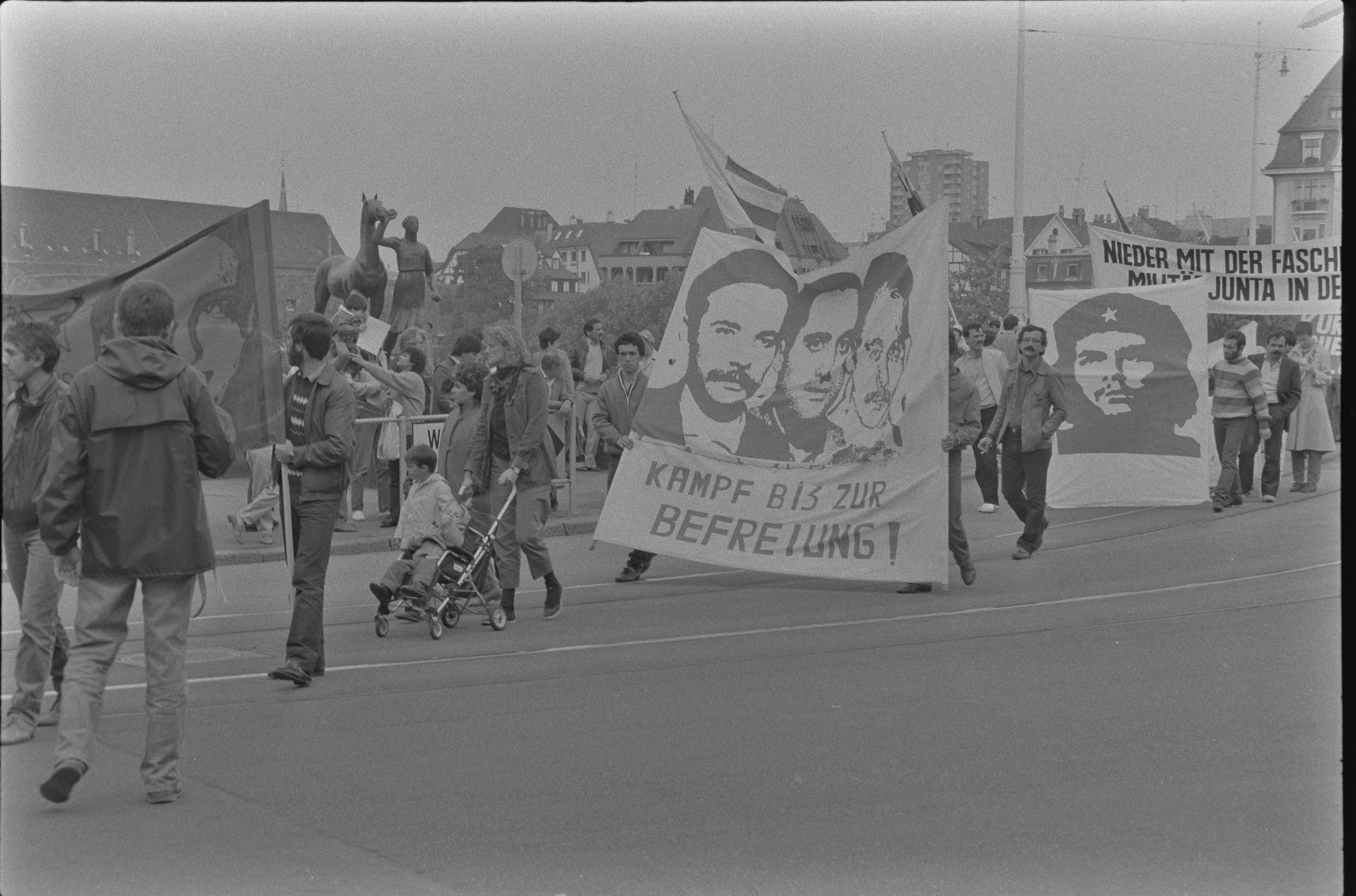 Bild einer Demonstration in Basel